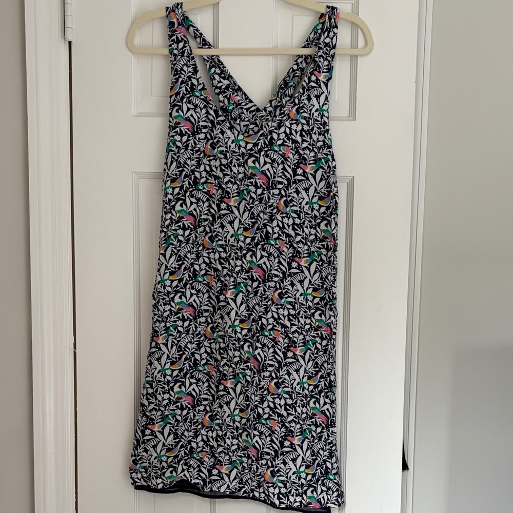 LOFT Dress with Multicolor Print